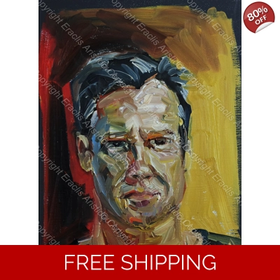 Jim Carrey Oil Portrait 168